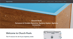 Desktop Screenshot of churchpools.com